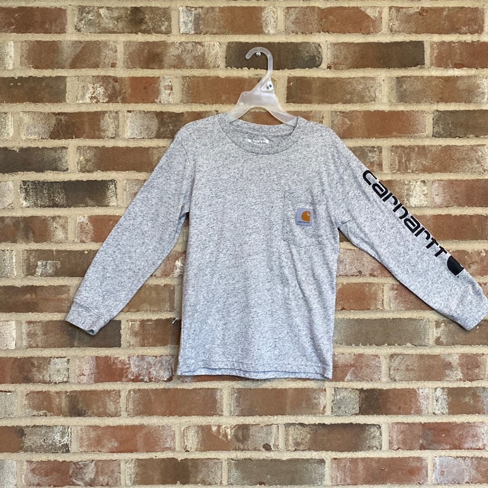 Carhartt Long Sleeve Pocket Shirt • Size 7 • Boys